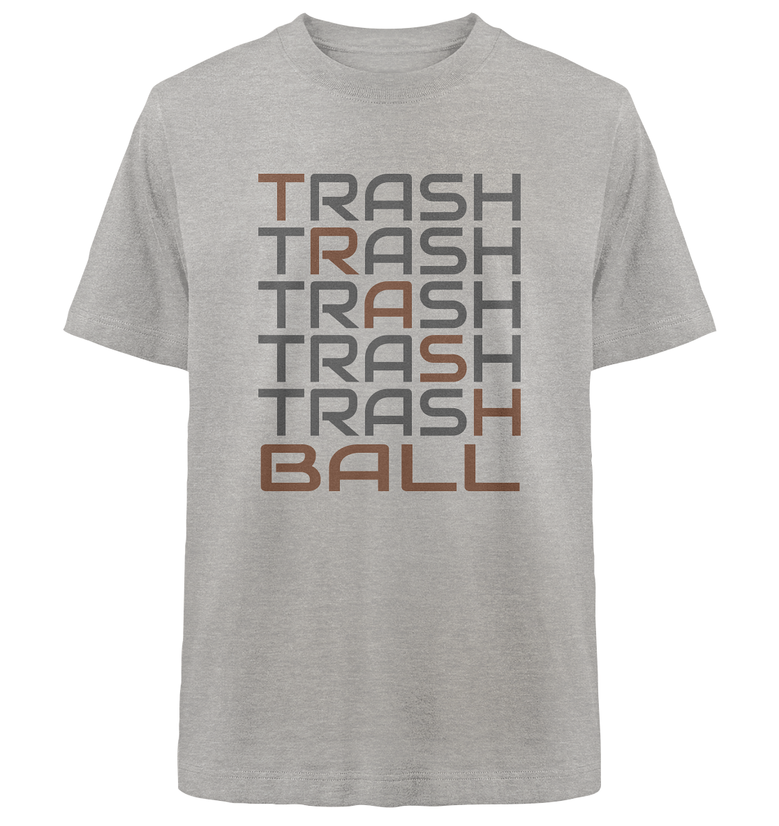 Trashball "Trash" - Heavy Oversized Organic Shirt