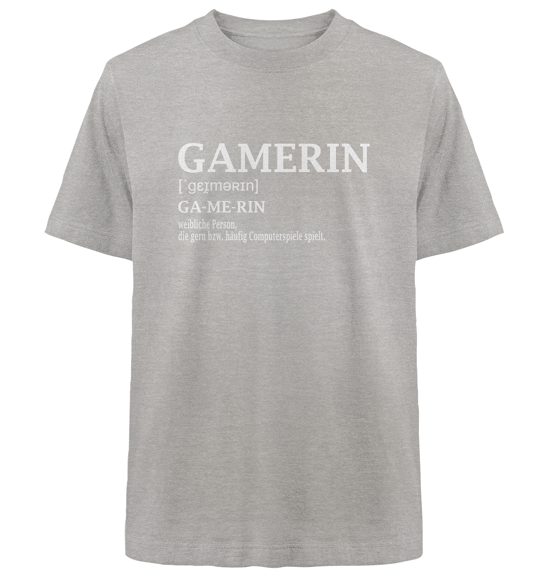 Trashball "Gamerin Defintion" - Heavy Oversized Organic Shirt