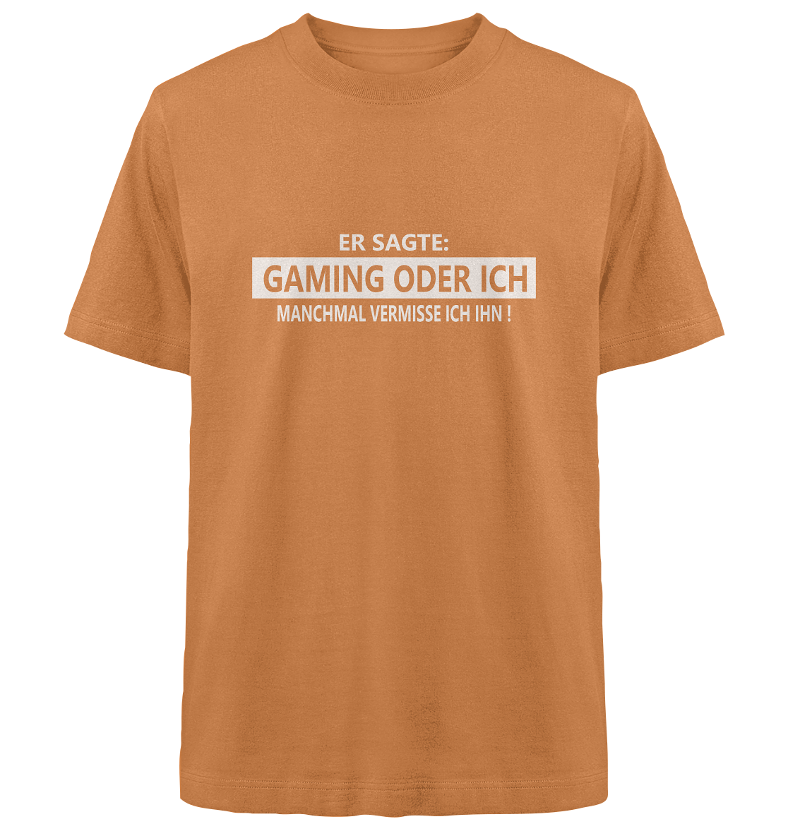 Trashball "Gaming oder Ich" - Heavy Oversized Organic Shirt