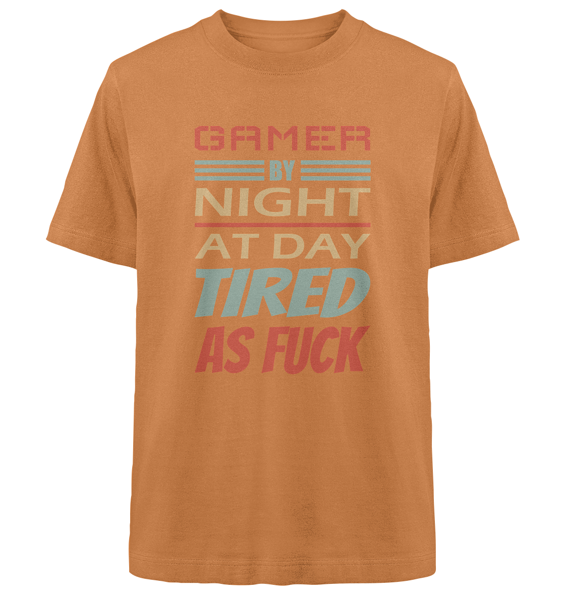 Trashball "Gamer by Night" - Heavy Oversized Organic Shirt