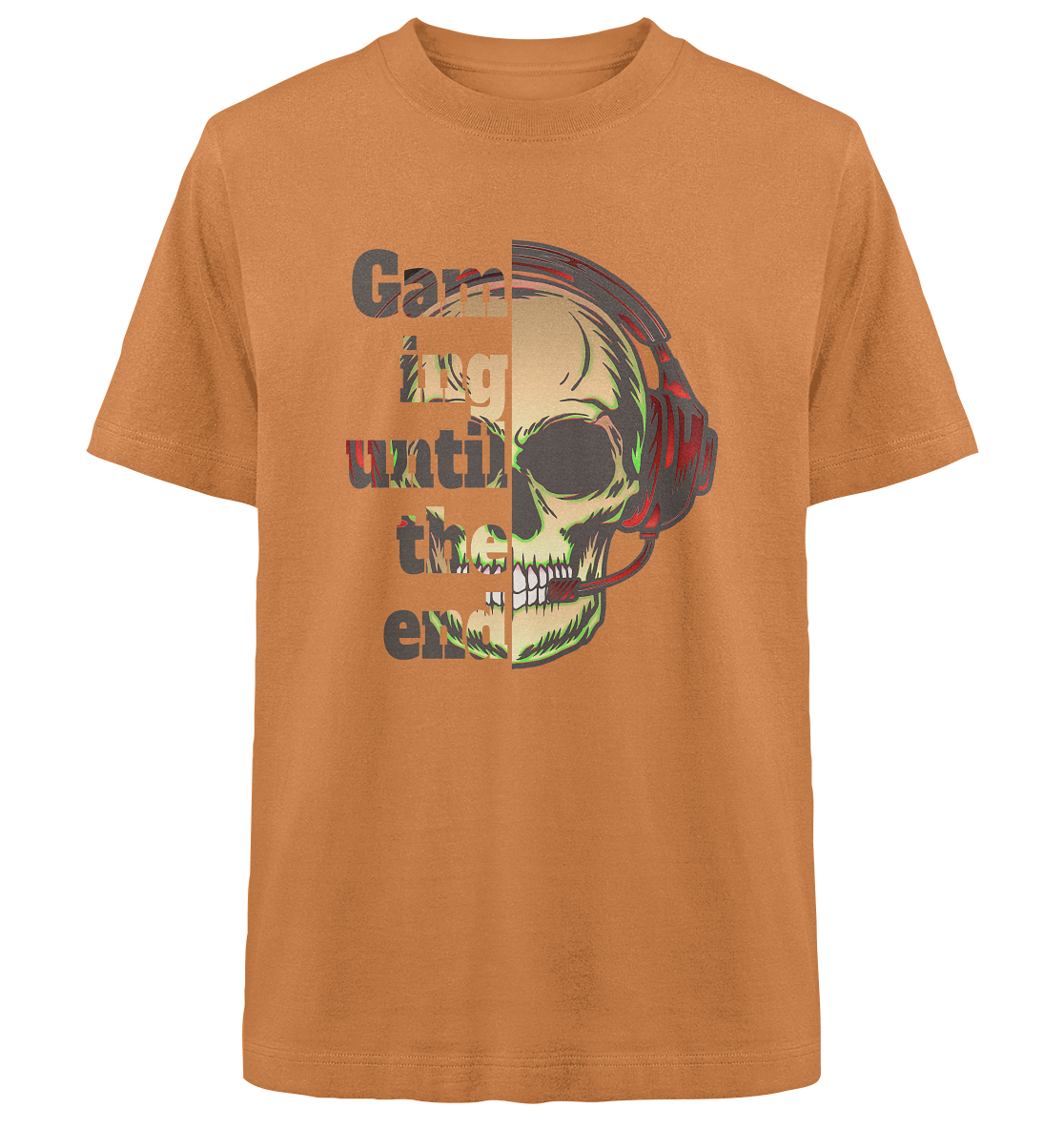 Trashball "Gaming until the end" - Heavy Oversized Organic Shirt