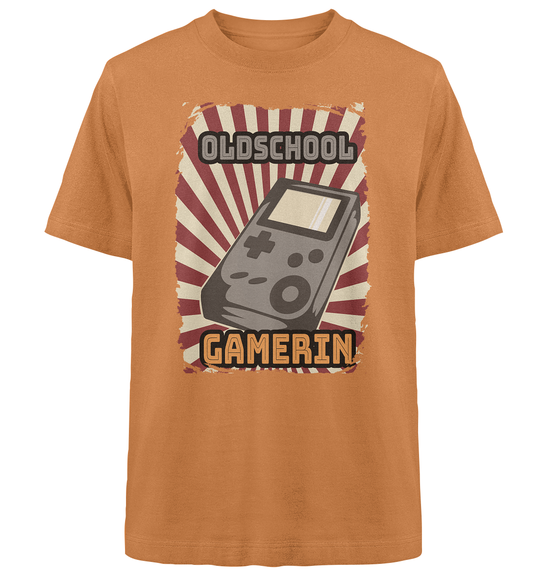 Trashball "Oldschool Gamerin" - Heavy Oversized Organic Shirt