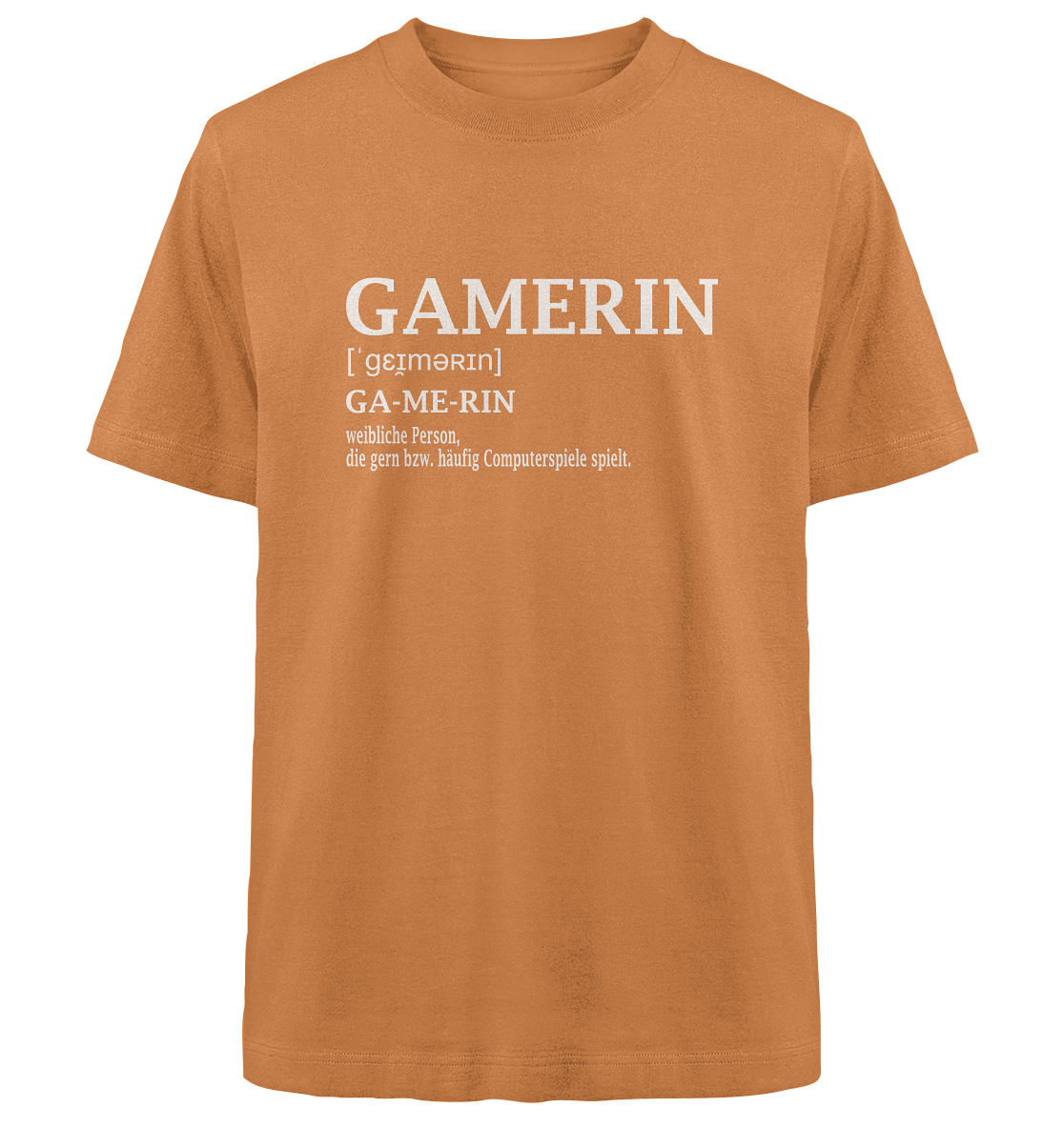 Trashball "Gamerin Defintion" - Heavy Oversized Organic Shirt