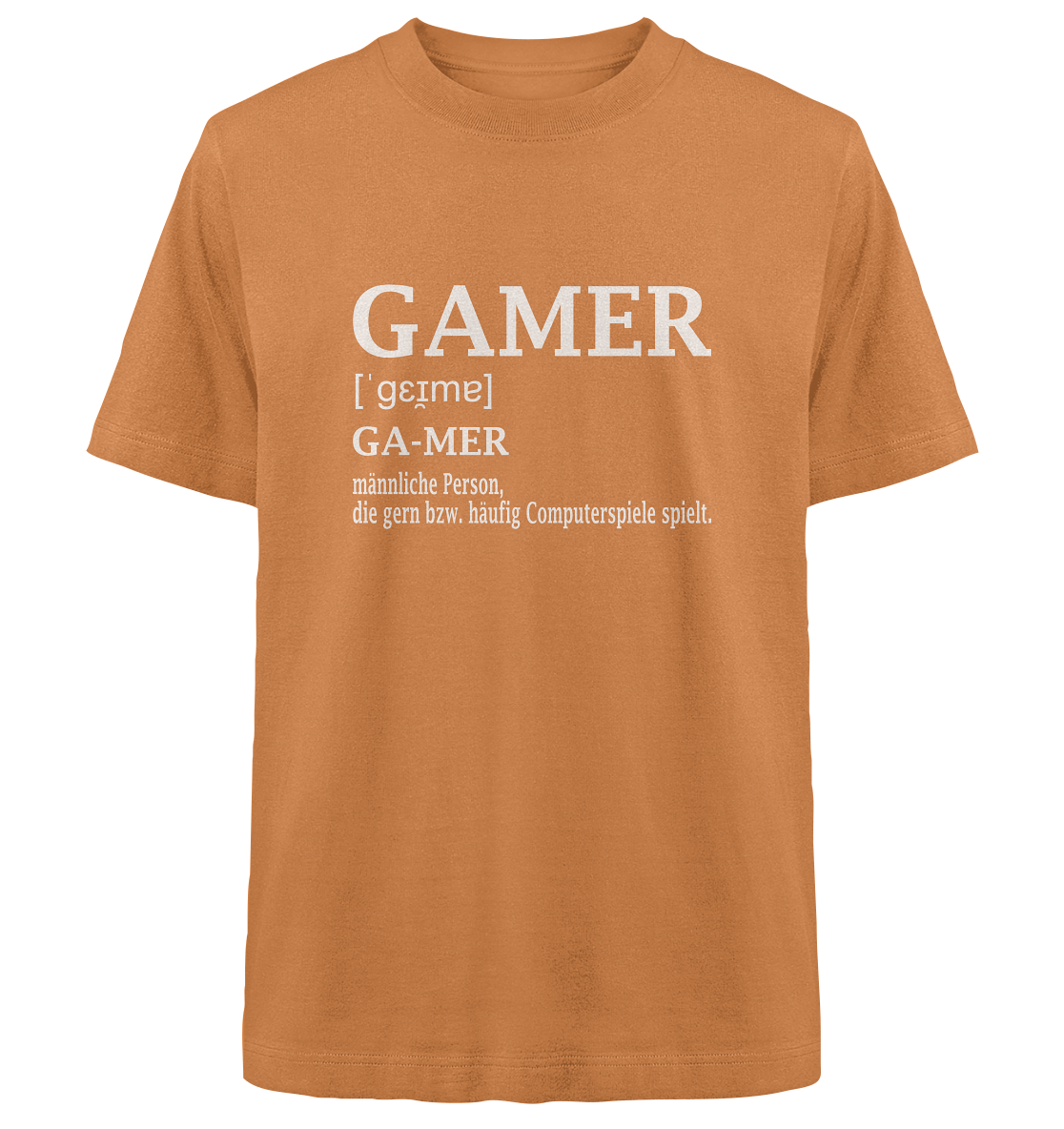 Trashball "Gamer Defintion" - Heavy Oversized Organic Shirt