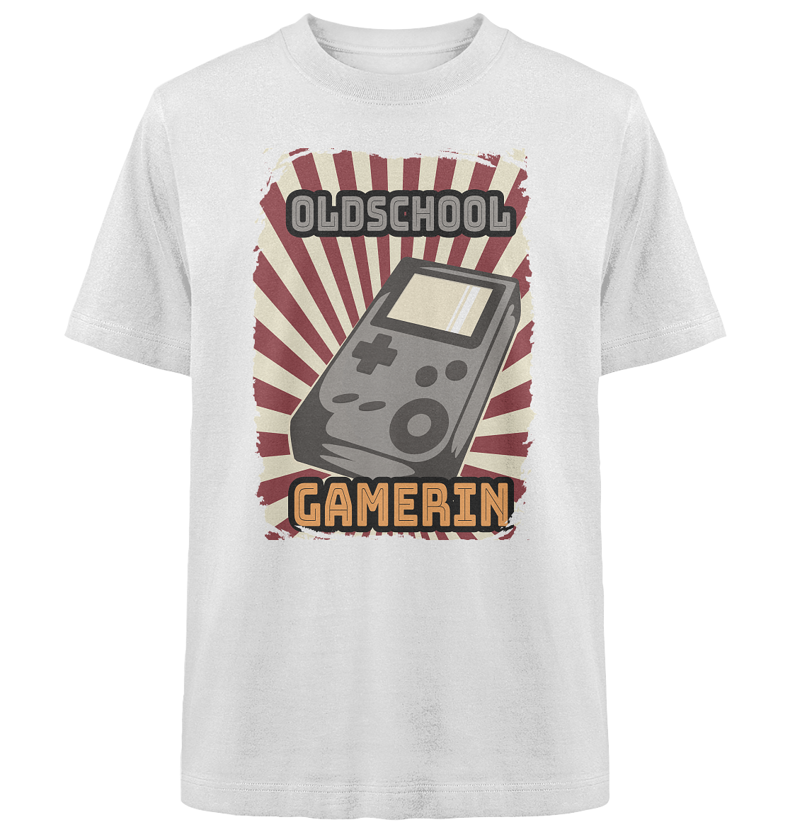 Trashball "Oldschool Gamerin" - Heavy Oversized Organic Shirt