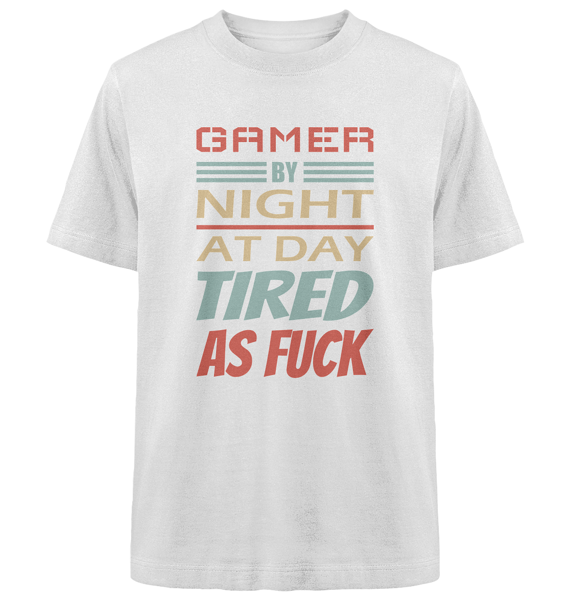 Trashball "Gamer by Night" - Heavy Oversized Organic Shirt