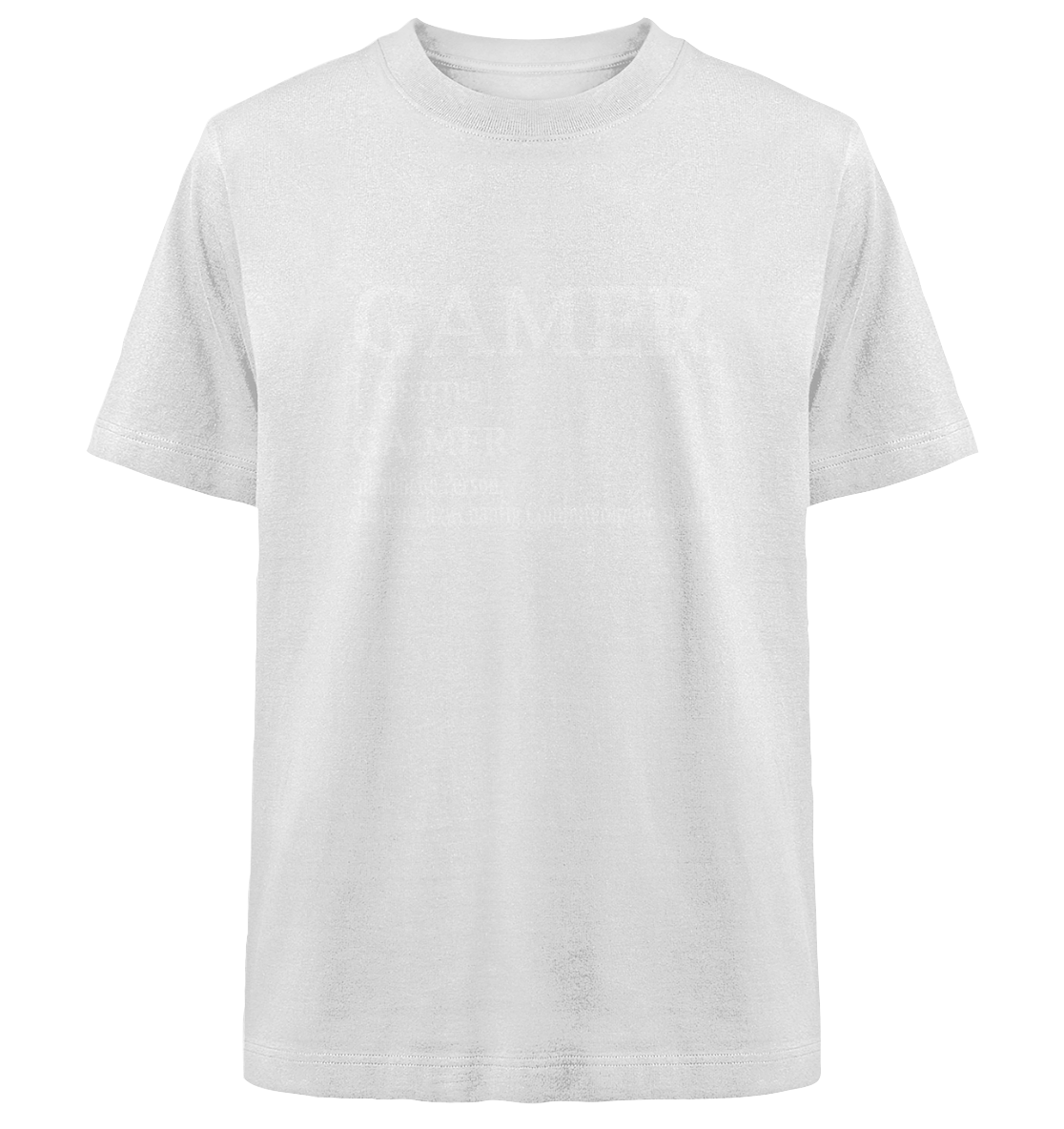 Trashball "Gamer Defintion" - Heavy Oversized Organic Shirt