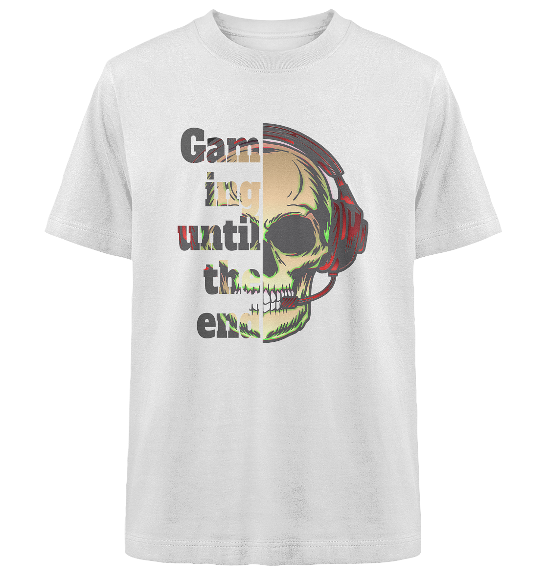 Trashball "Gaming until the end" - Heavy Oversized Organic Shirt