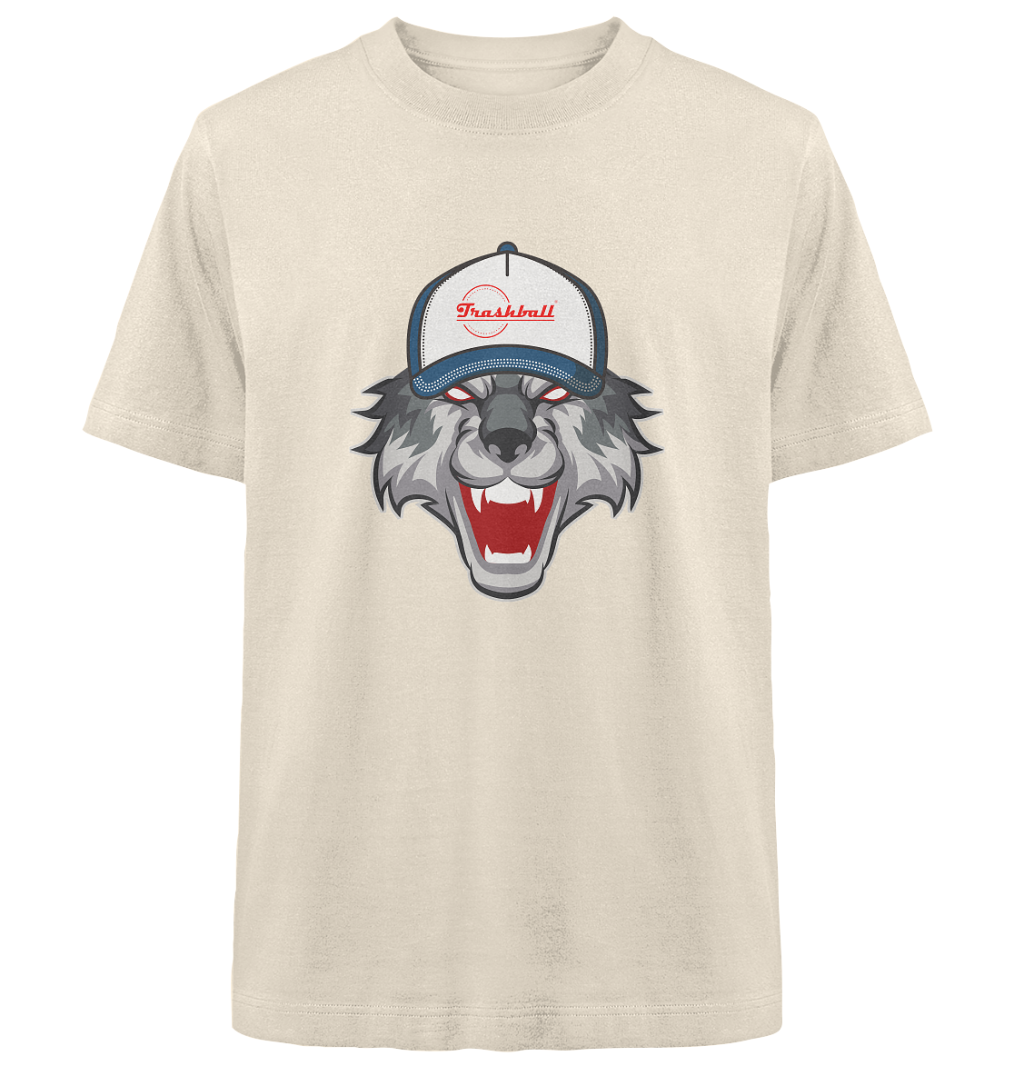 Trashball "Wolf Cap" - Heavy Oversized Organic Shirt