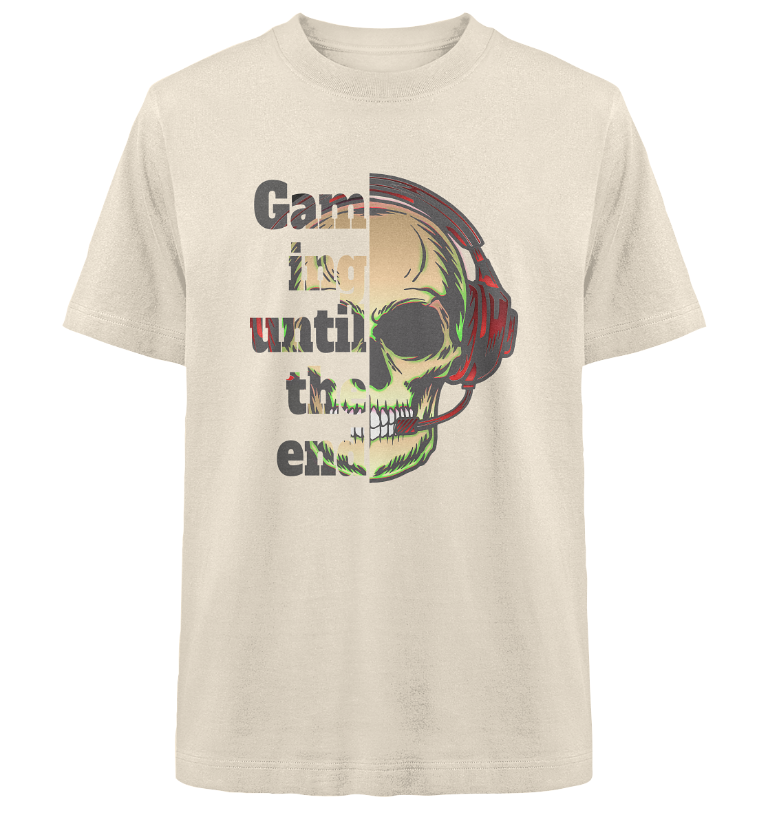 Trashball "Gaming until the end" - Heavy Oversized Organic Shirt