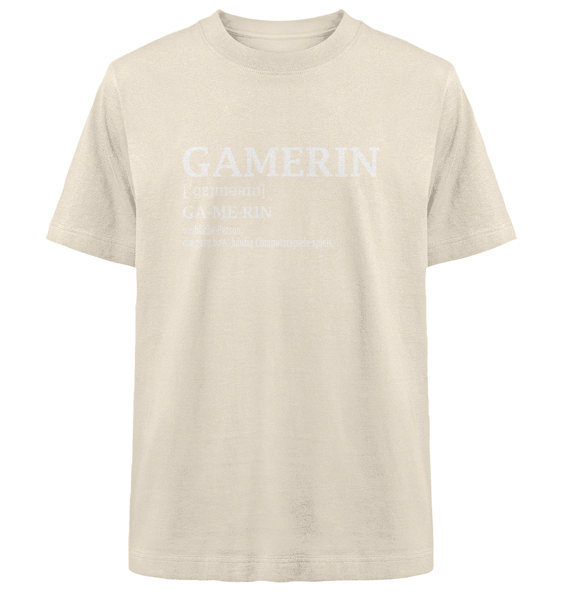 Trashball "Gamerin Defintion" - Heavy Oversized Organic Shirt