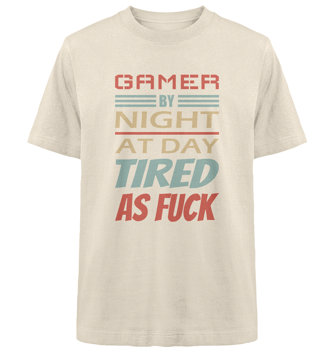 Trashball "Gamer by Night" - Heavy Oversized Organic Shirt