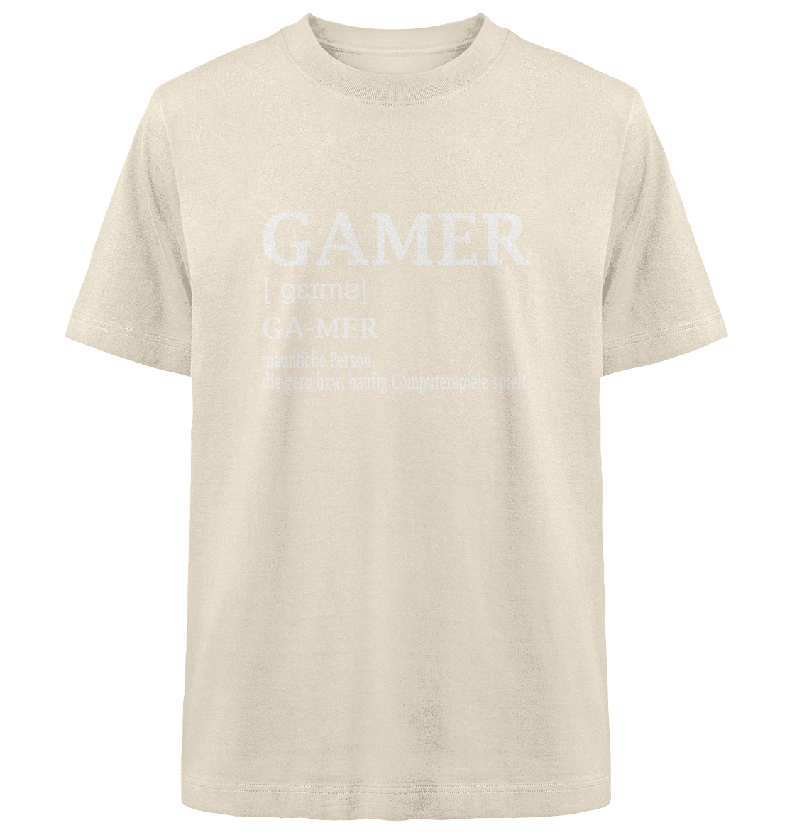 Trashball "Gamer Defintion" - Heavy Oversized Organic Shirt