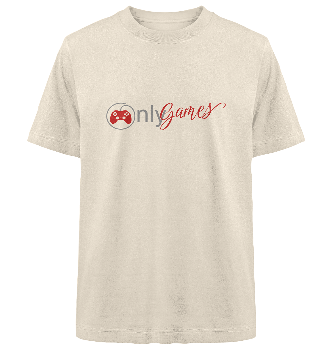 Trashball "Only Games" - Heavy Oversized Organic Shirt