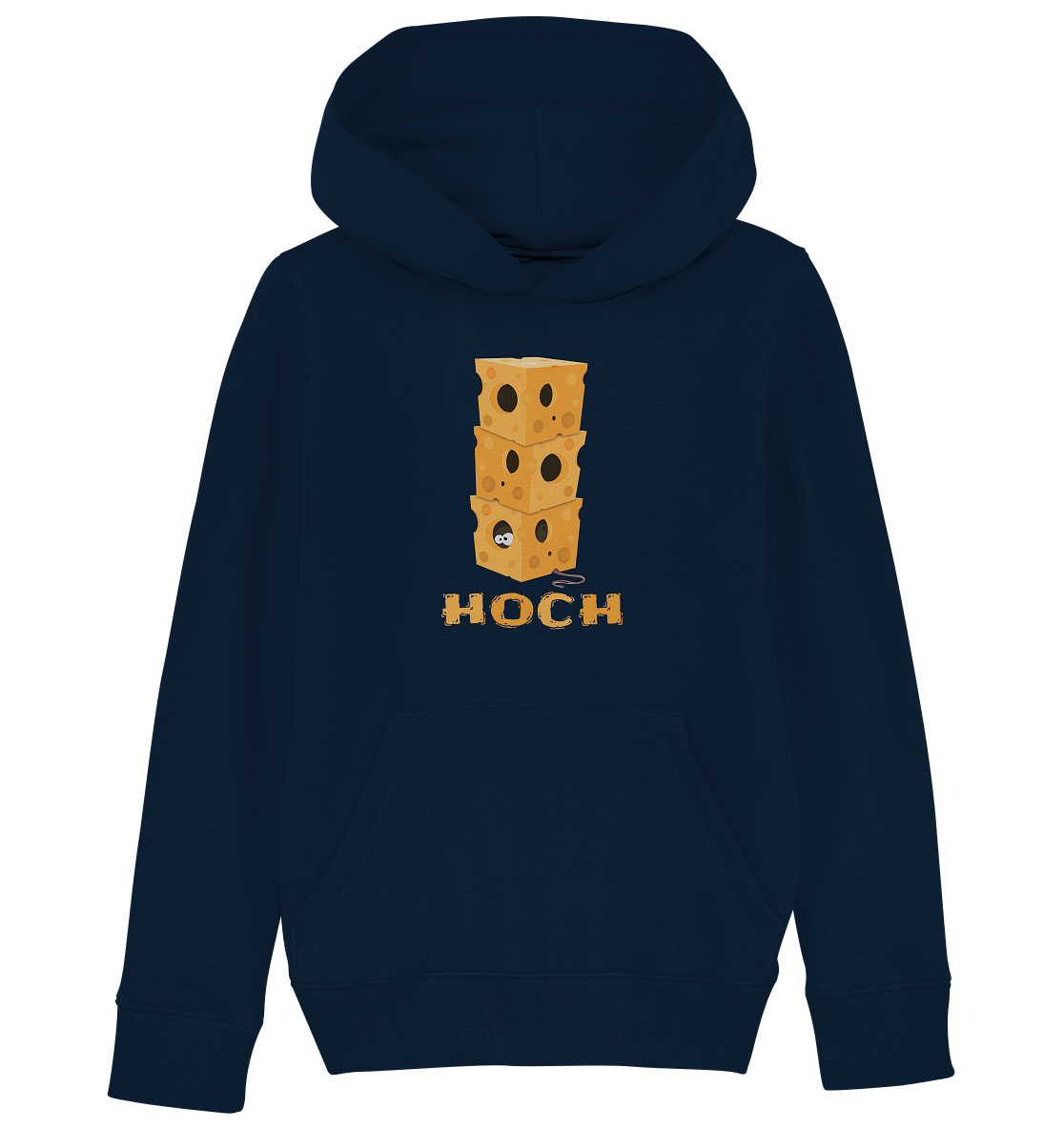 Trashball "3 Käse Hoch" - Kids Organic Hoodie