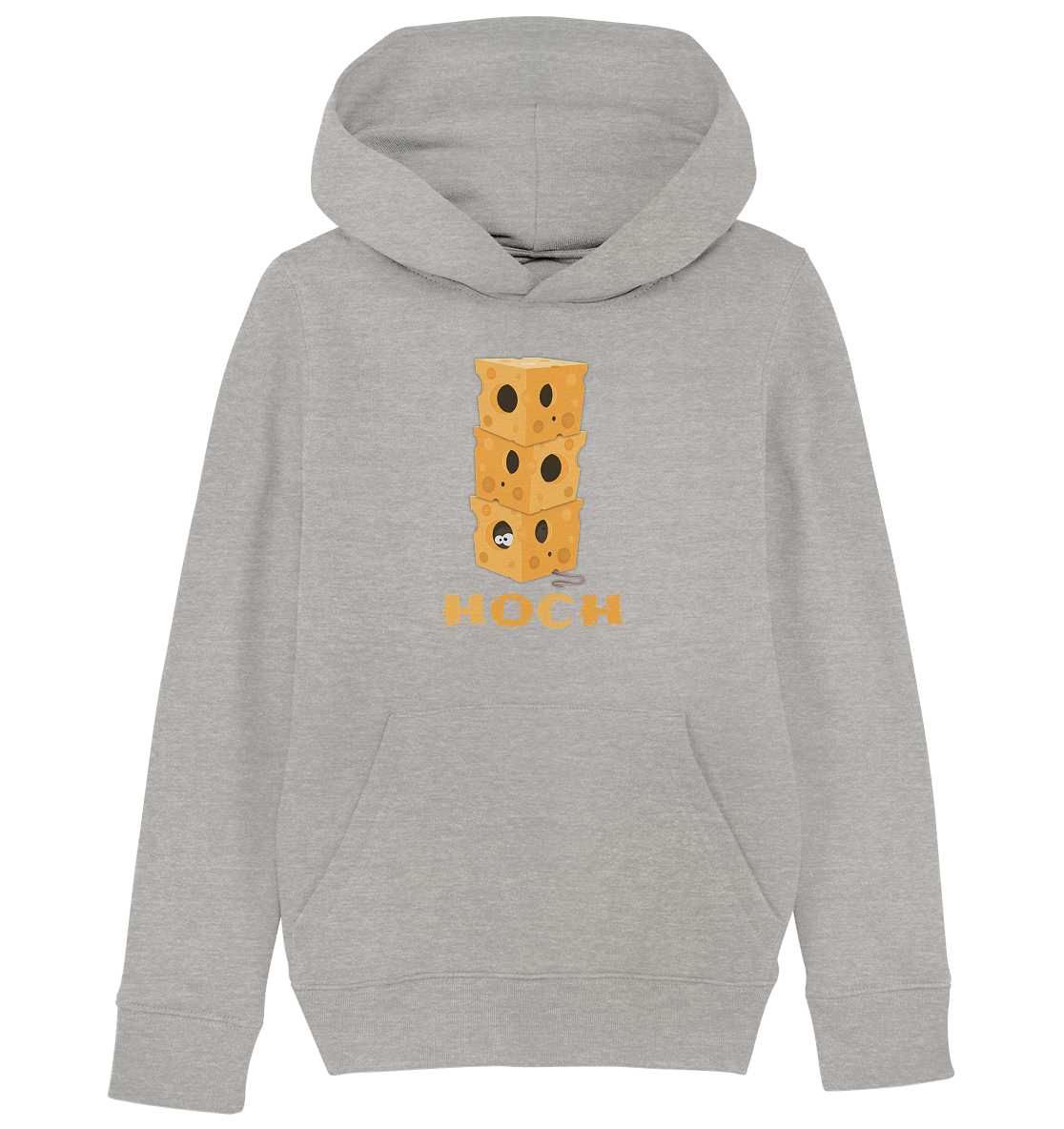 Trashball "3 Käse Hoch" - Kids Organic Hoodie