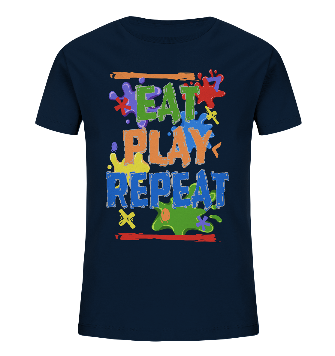 Trashball "Eat Play Repeat" - Kids Organic Shirt