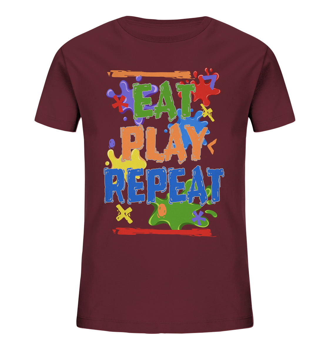 Trashball "Eat Play Repeat" - Kids Organic Shirt