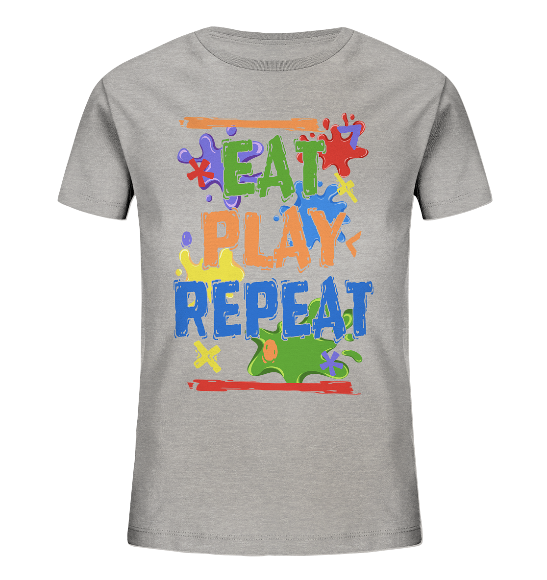 Trashball "Eat Play Repeat" - Kids Organic Shirt