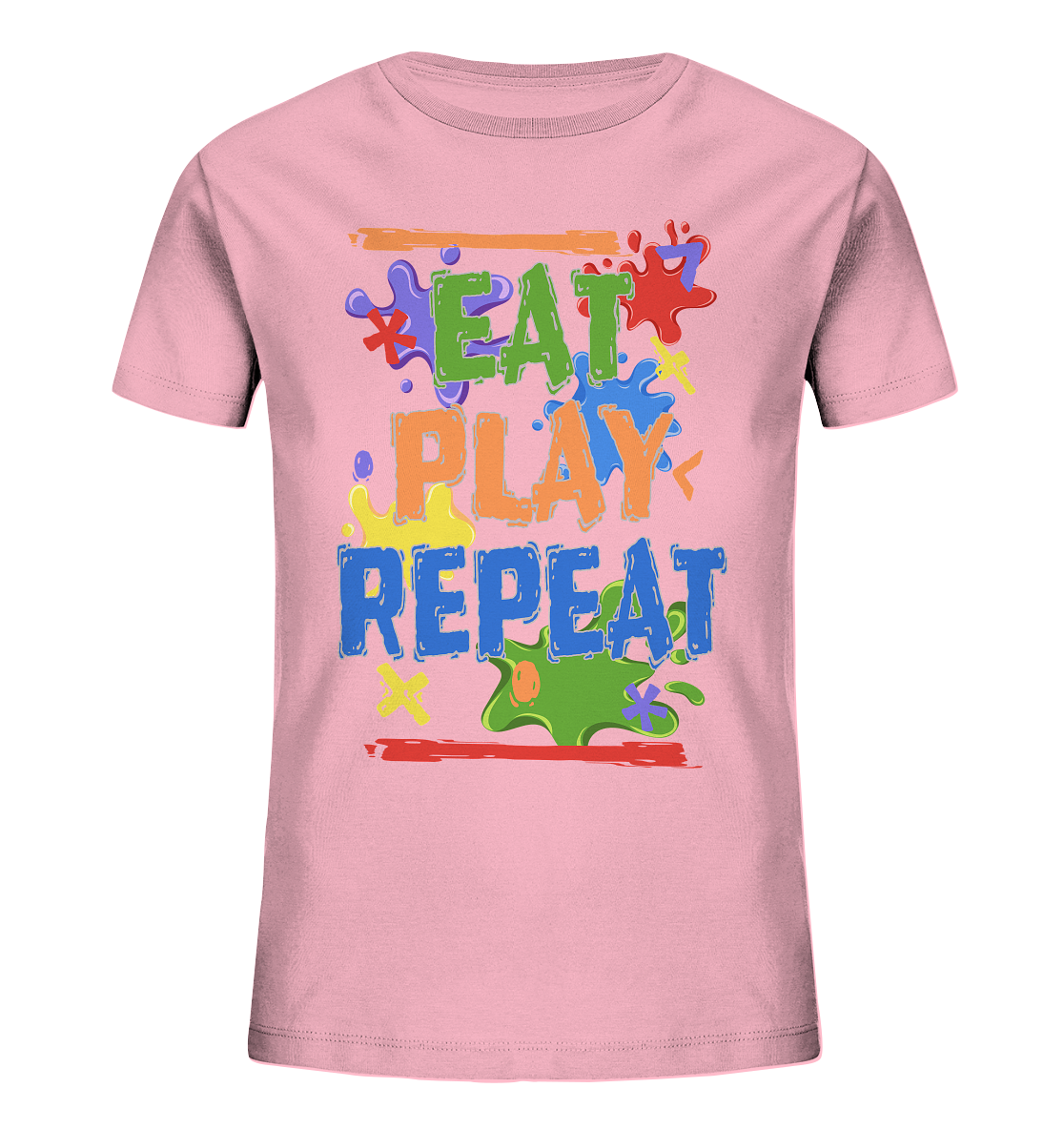 Trashball "Eat Play Repeat" - Kids Organic Shirt