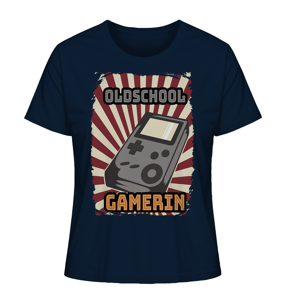 Trashball "Oldschool Gamerin" - Ladies Organic Shirt