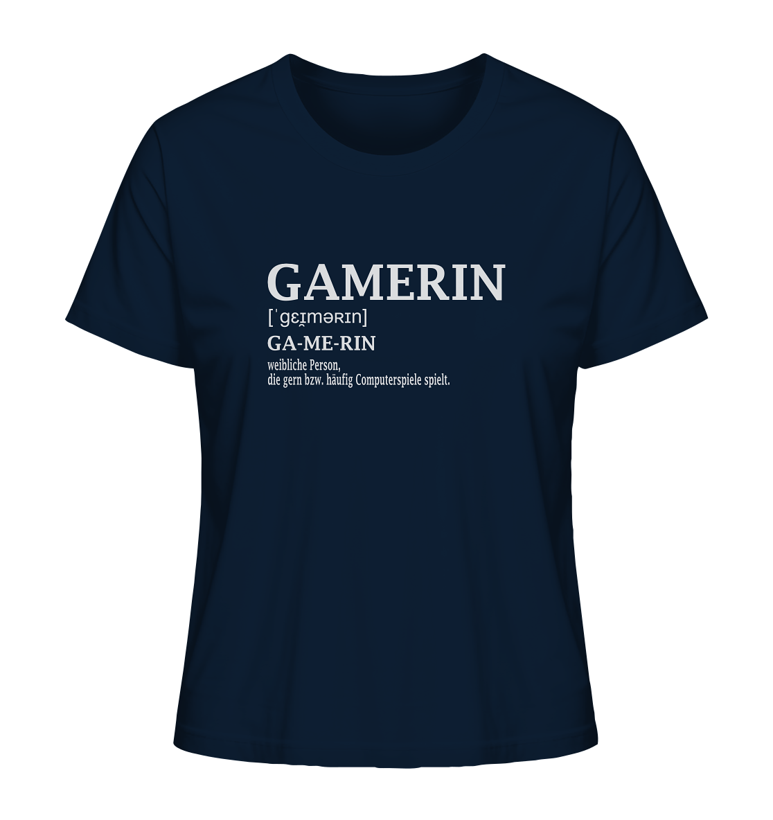 Trashball "Gamerin Defintion" - Ladies Organic Shirt