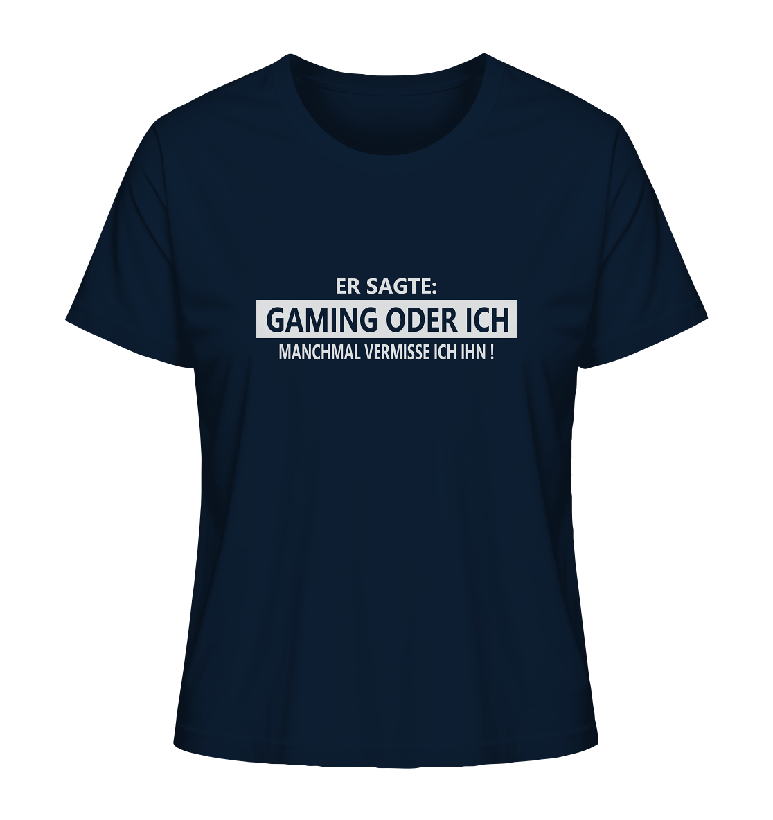 Trashball "Gaming oder Ich" - Ladies Organic Shirt