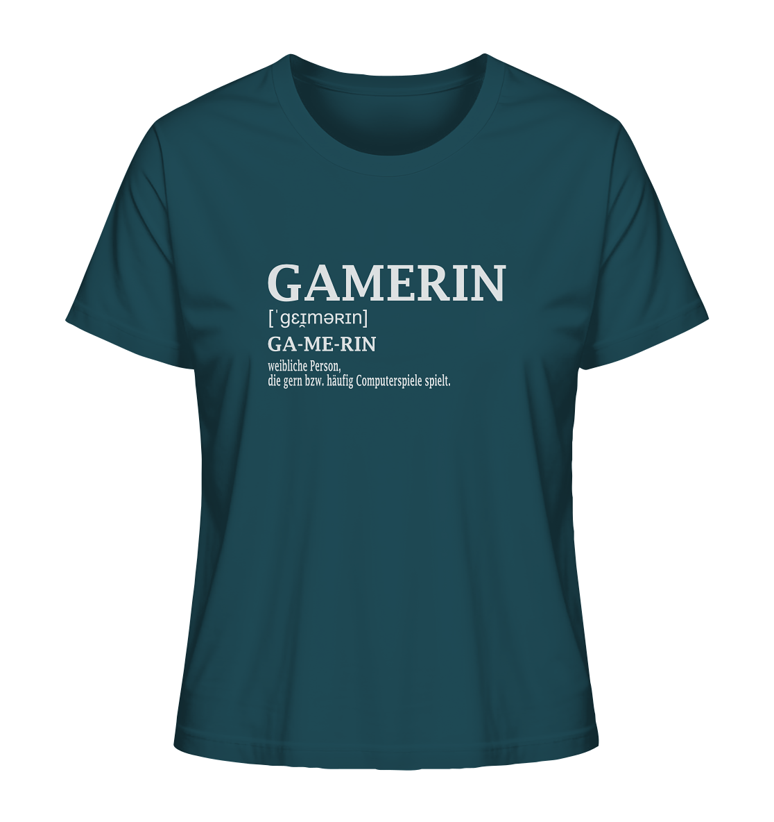 Trashball "Gamerin Defintion" - Ladies Organic Shirt