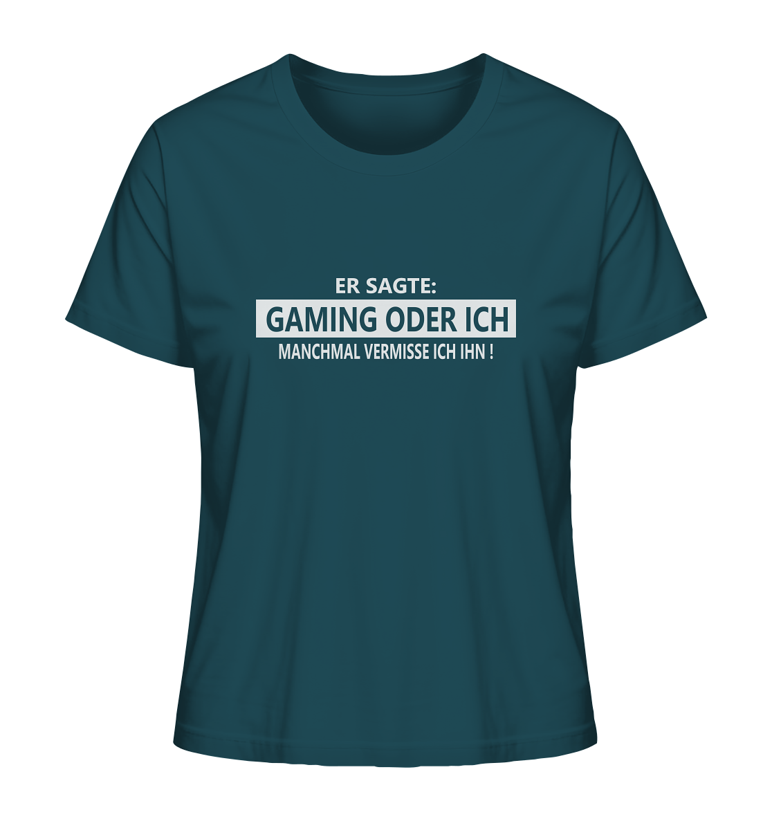 Trashball "Gaming oder Ich" - Ladies Organic Shirt