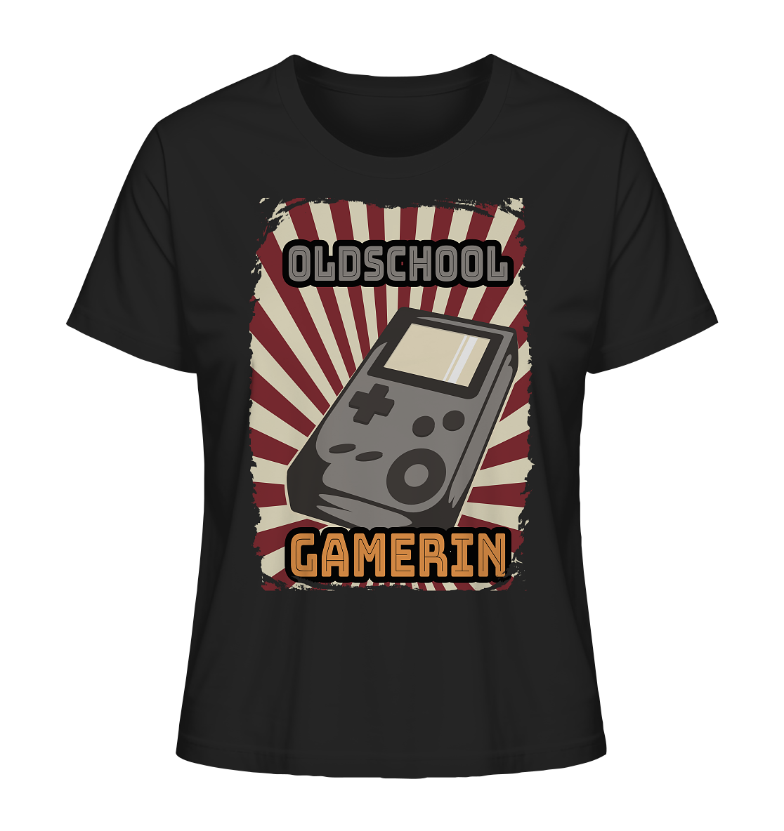 Trashball "Oldschool Gamerin" - Ladies Organic Shirt