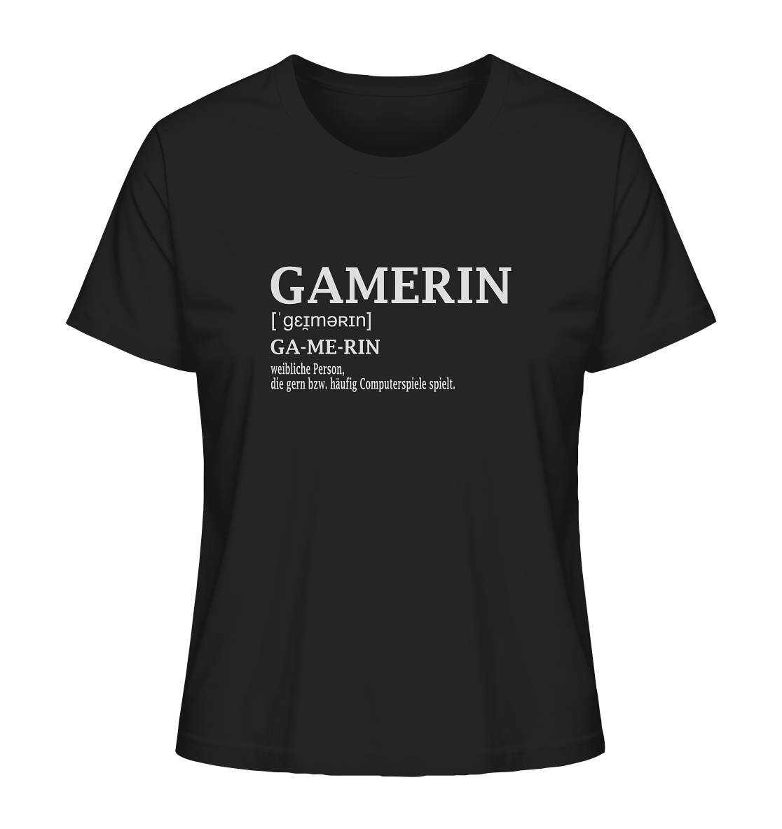 Trashball "Gamerin Defintion" - Ladies Organic Shirt