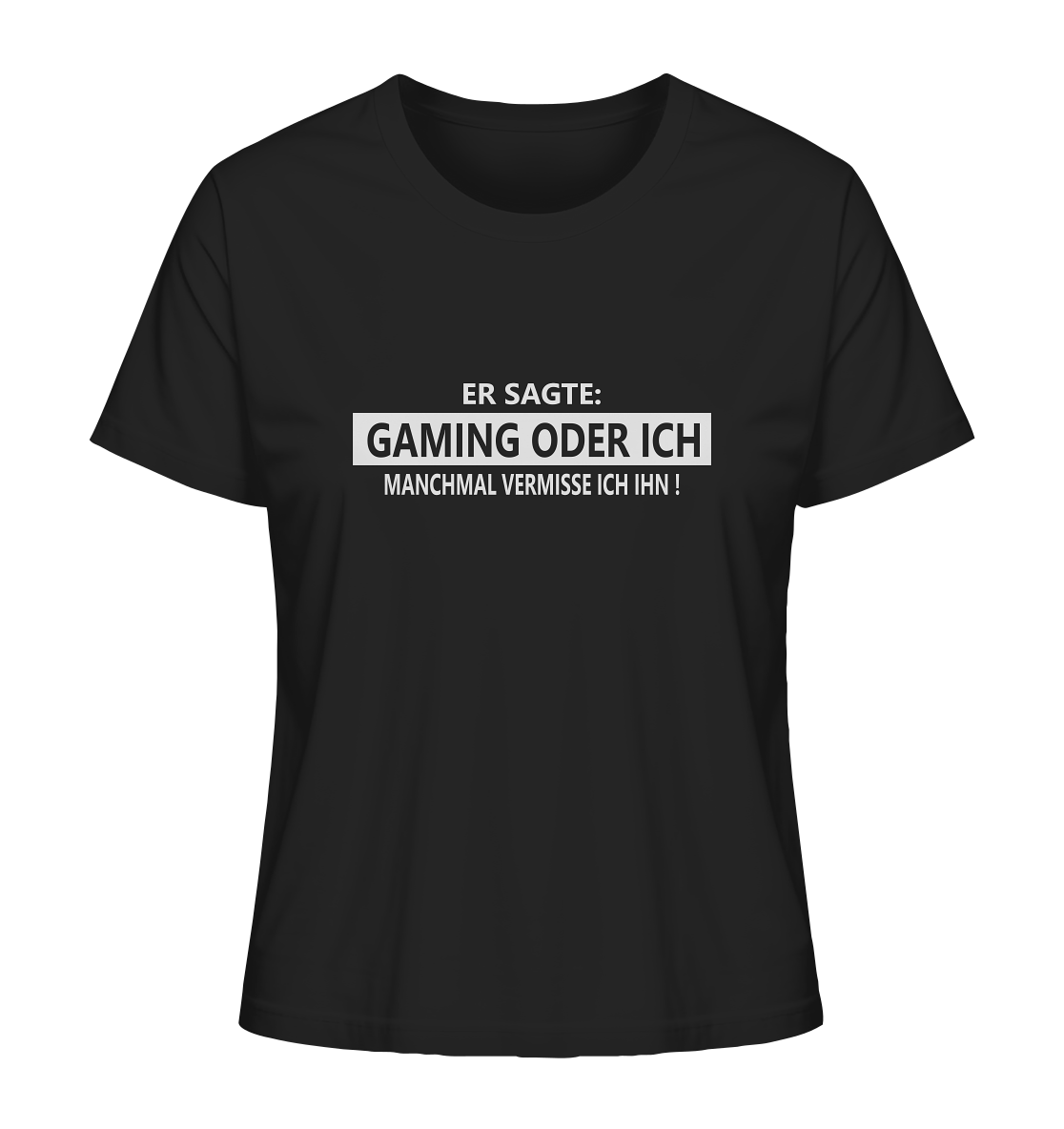 Trashball "Gaming oder Ich" - Ladies Organic Shirt