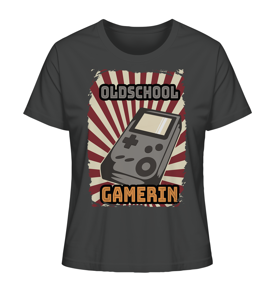 Trashball "Oldschool Gamerin" - Ladies Organic Shirt