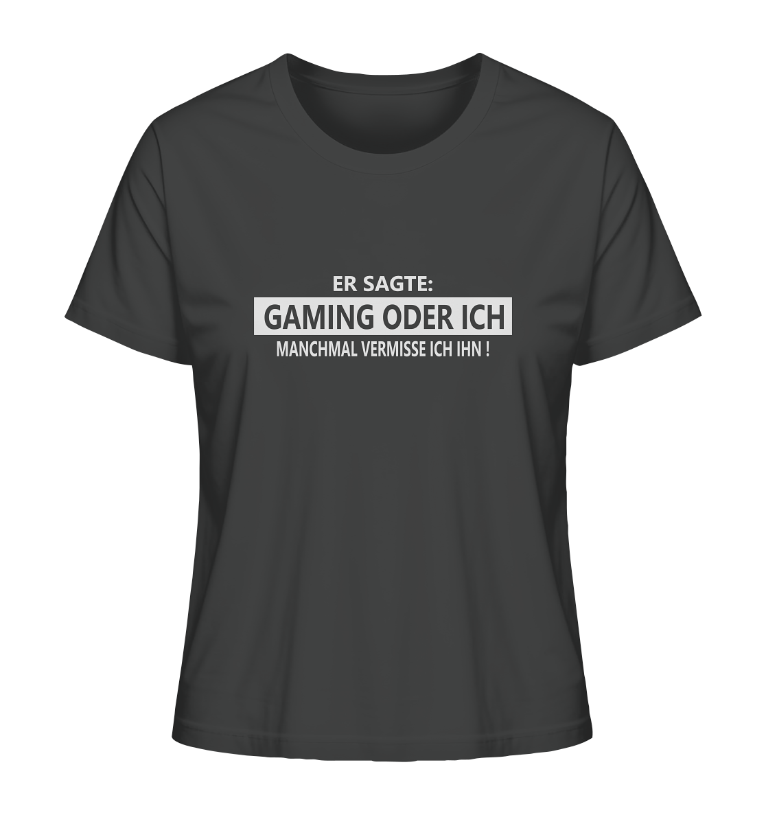 Trashball "Gaming oder Ich" - Ladies Organic Shirt