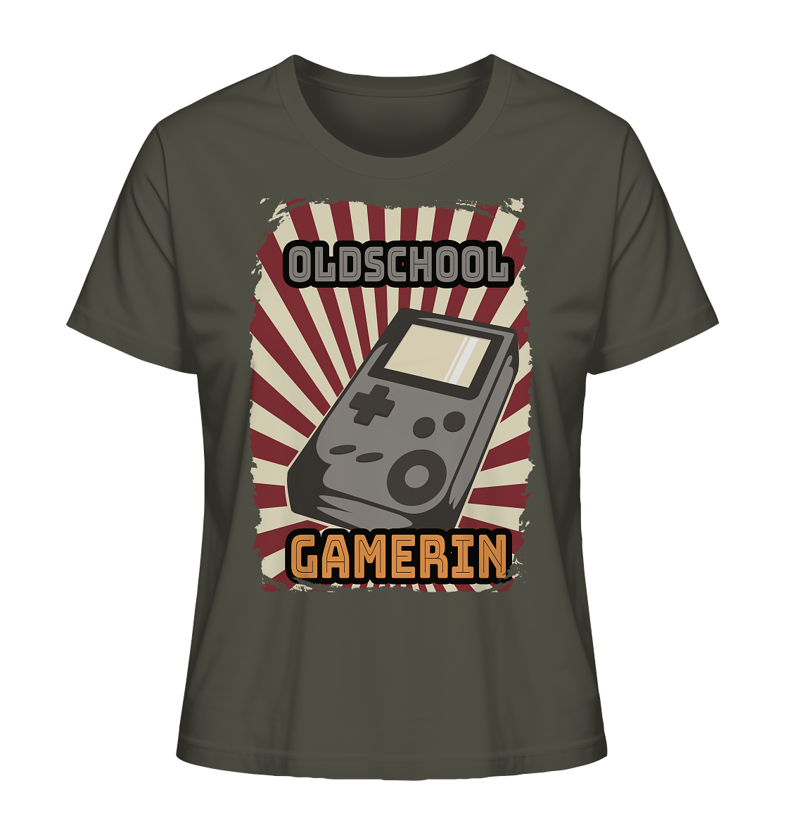 Trashball "Oldschool Gamerin" - Ladies Organic Shirt