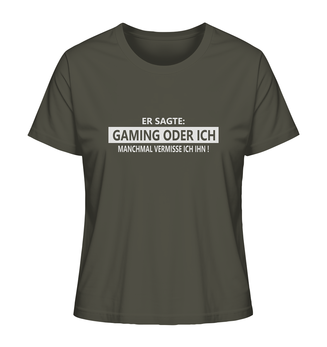 Trashball "Gaming oder Ich" - Ladies Organic Shirt