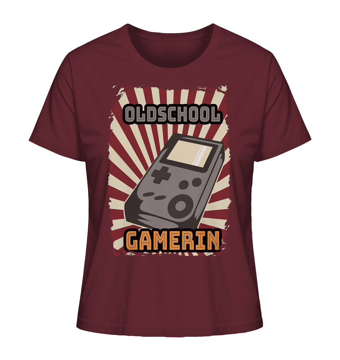 Trashball "Oldschool Gamerin" - Ladies Organic Shirt