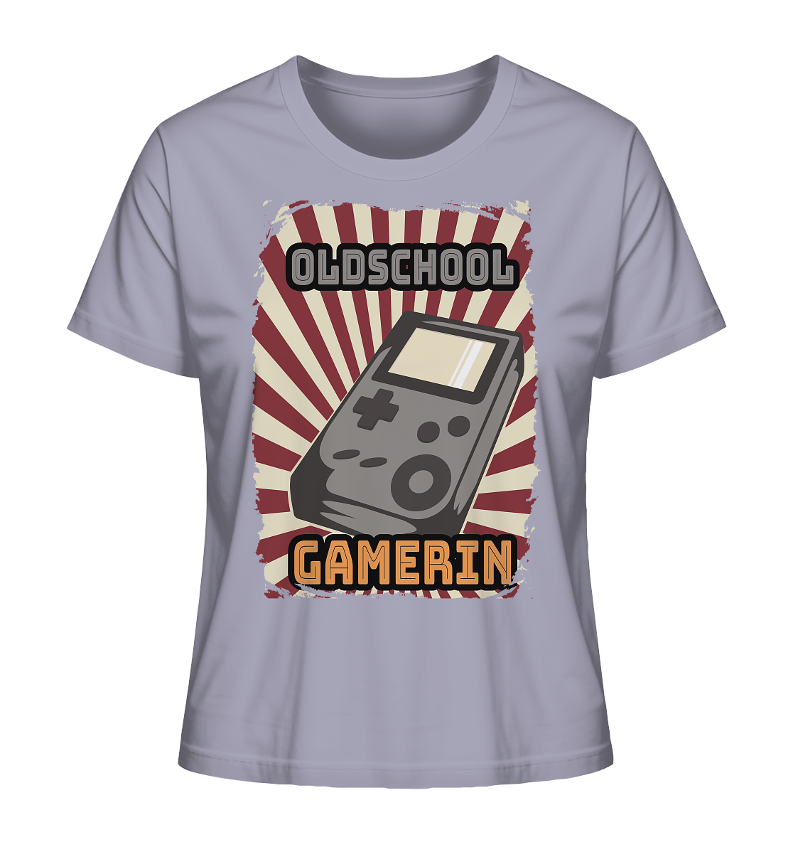 Trashball "Oldschool Gamerin" - Ladies Organic Shirt