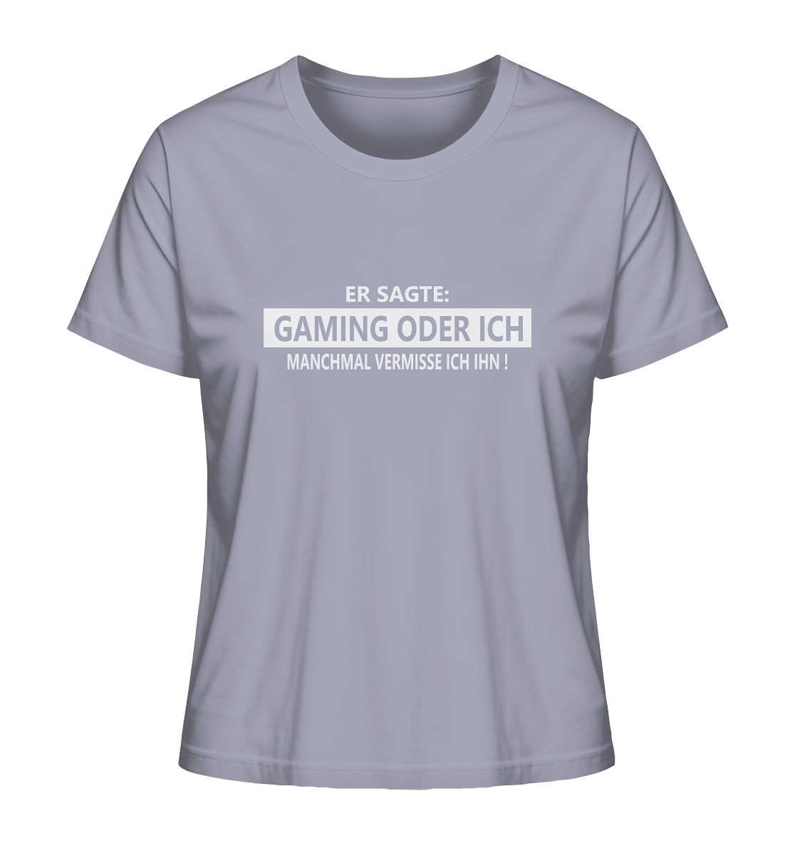 Trashball "Gaming oder Ich" - Ladies Organic Shirt