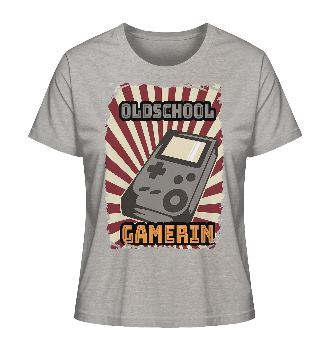 Trashball "Oldschool Gamerin" - Ladies Organic Shirt