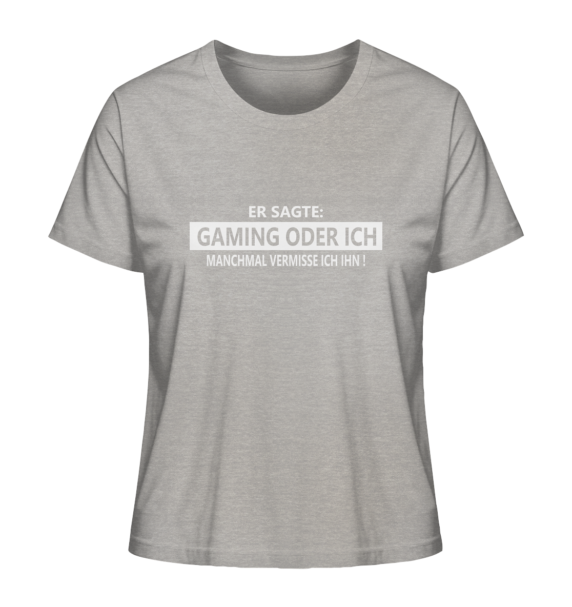 Trashball "Gaming oder Ich" - Ladies Organic Shirt