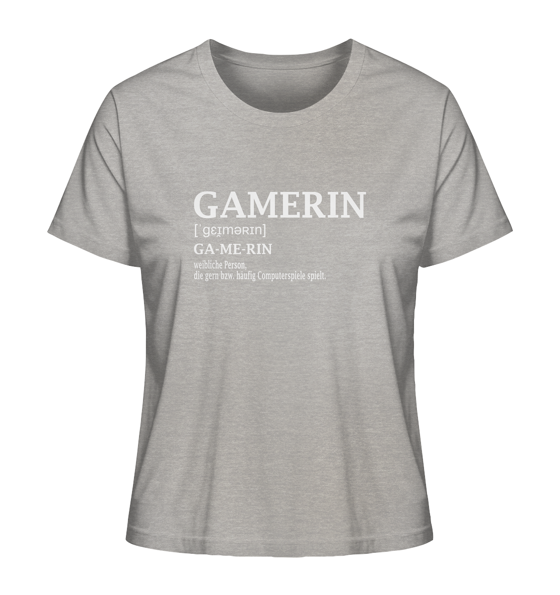 Trashball "Gamerin Defintion" - Ladies Organic Shirt