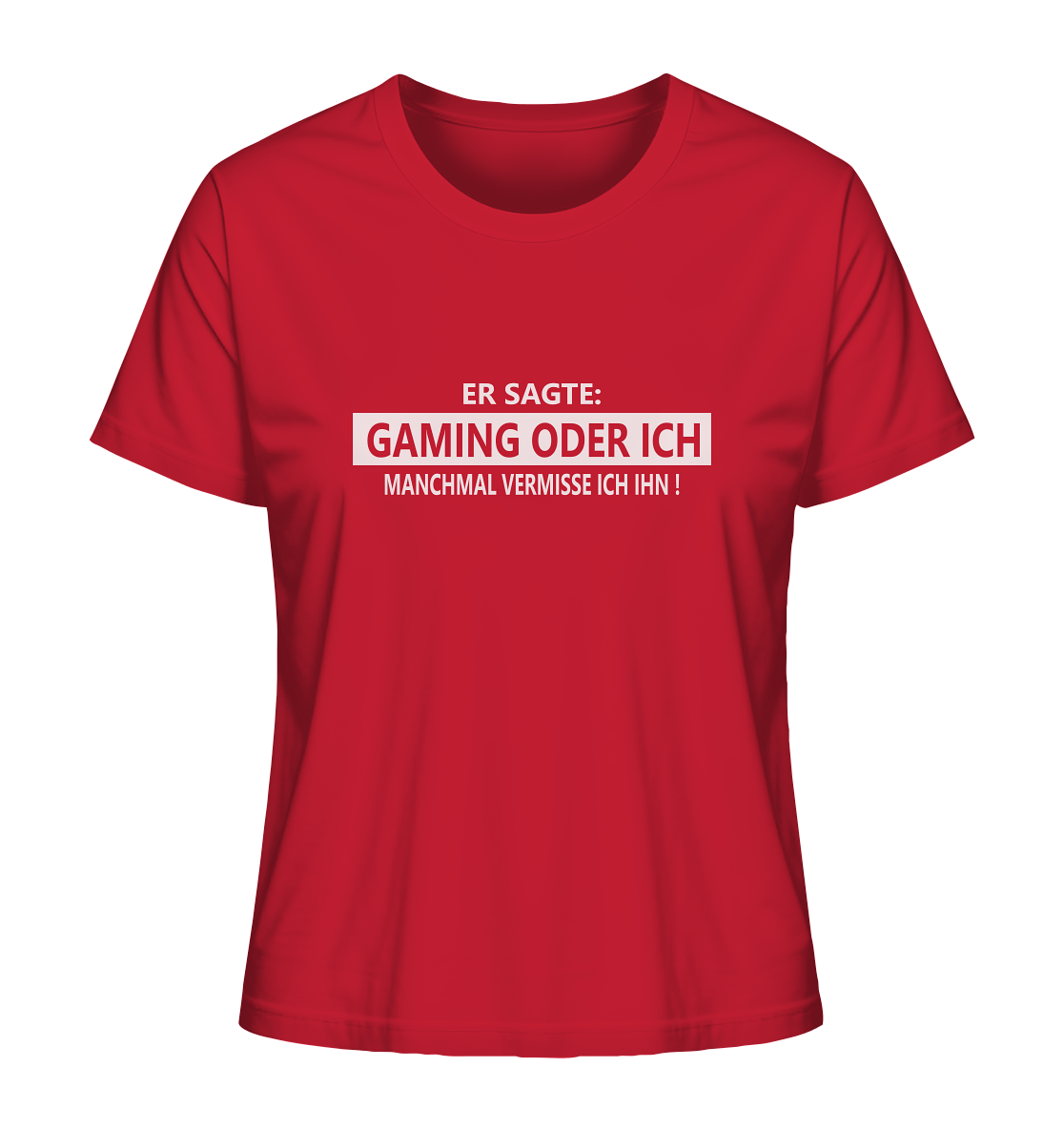 Trashball "Gaming oder Ich" - Ladies Organic Shirt