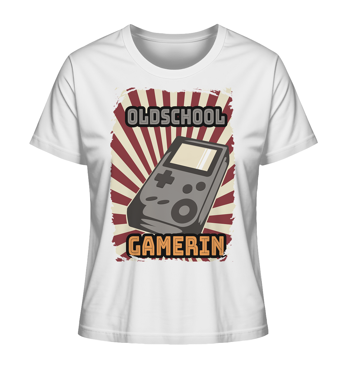 Trashball "Oldschool Gamerin" - Ladies Organic Shirt