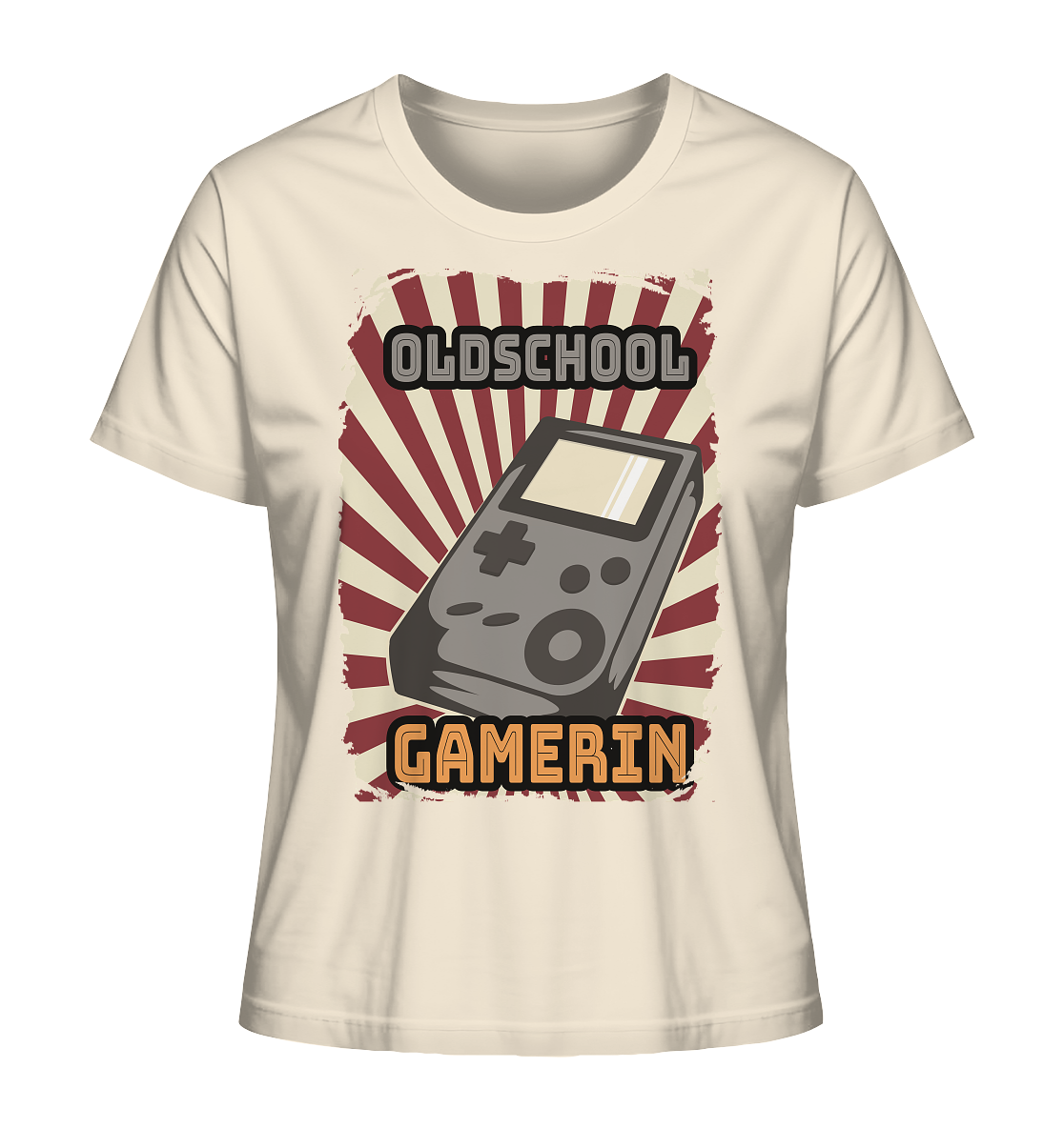 Trashball "Oldschool Gamerin" - Ladies Organic Shirt