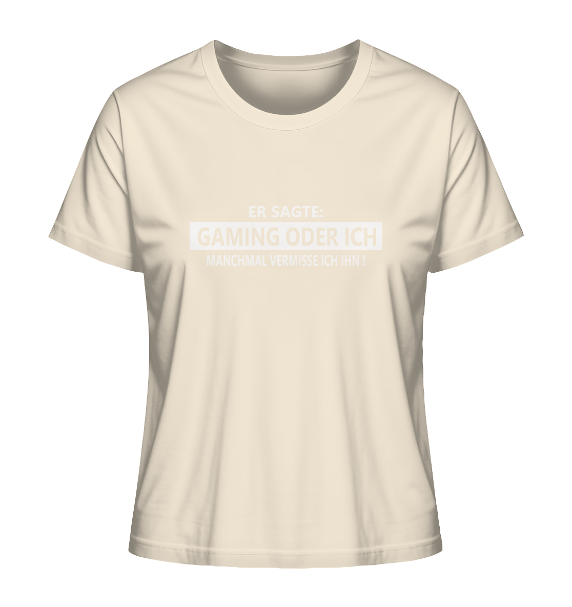 Trashball "Gaming oder Ich" - Ladies Organic Shirt