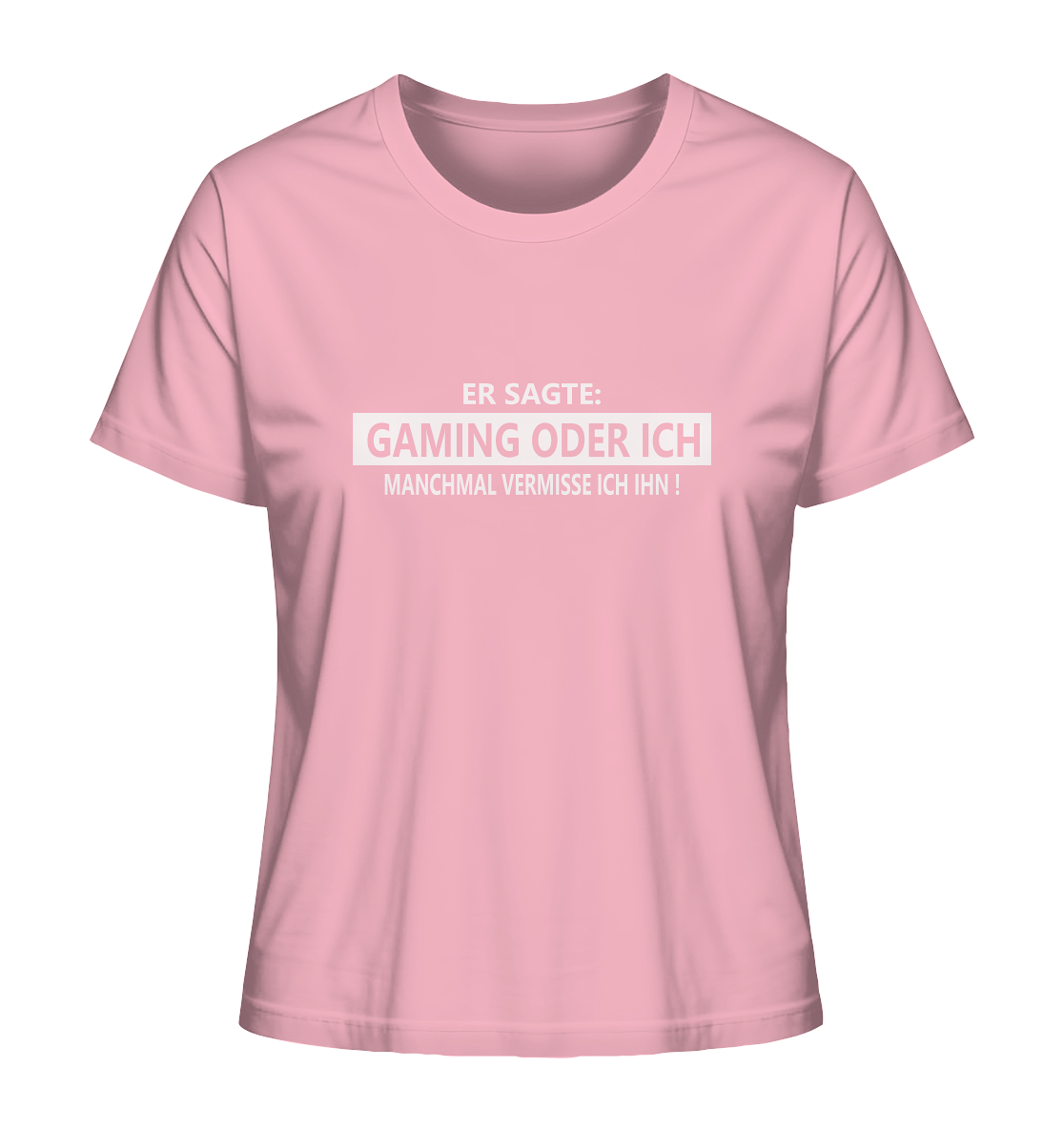 Trashball "Gaming oder Ich" - Ladies Organic Shirt