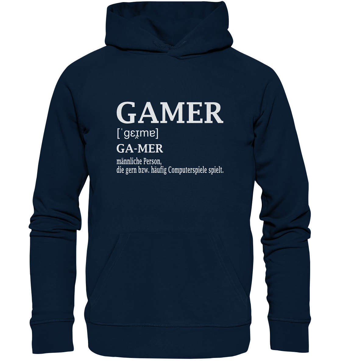 Trashball "Gamer Defintion" - Organic Hoodie