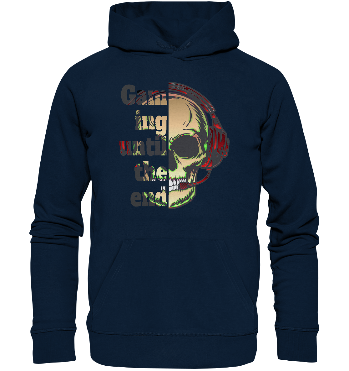 Trashball "Gaming until the end" - Organic Hoodie