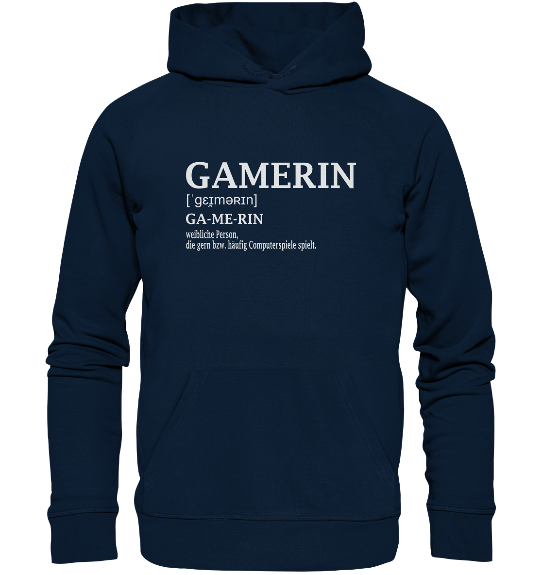 Trashball "Gamerin Defintion" - Organic Hoodie